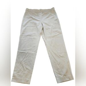 J Jill Cotton Pull On Pants Khaki Women's Size 14 P